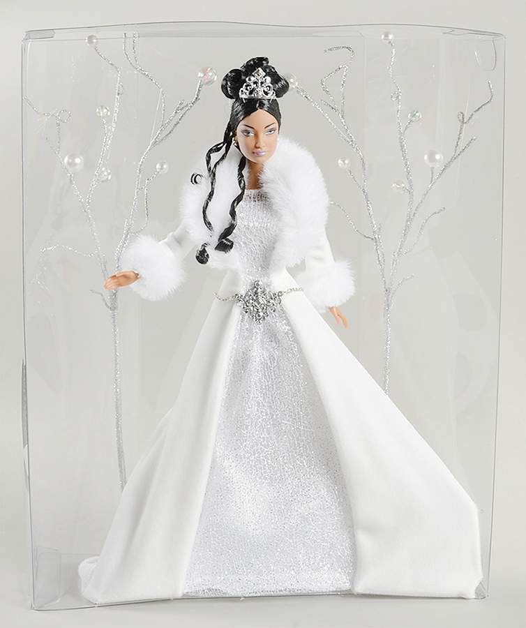 Holiday Barbie Series #2 Winter Fantasy-2003 African American - No Box by Mattel-1