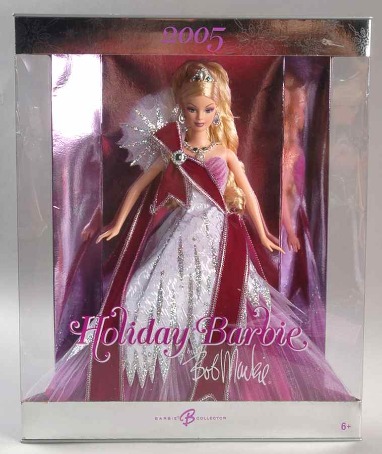 Holiday Barbie Series #2 Holiday 2005-Burgundy - Boxed by Mattel-1