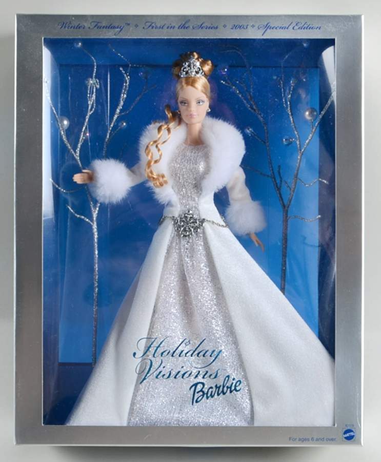 Holiday Barbie Series #2 Winter Fantasy-2003 - No Box by Mattel-1