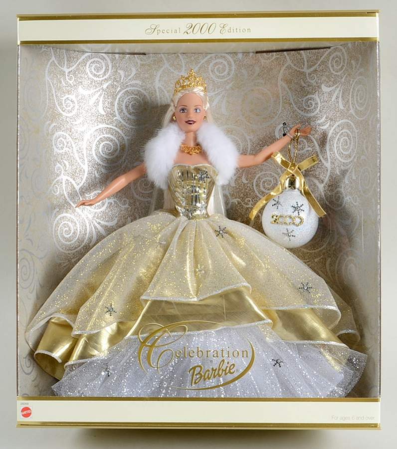 Holiday Barbie Series #2 Celebration 2000 - No Box by Mattel-1