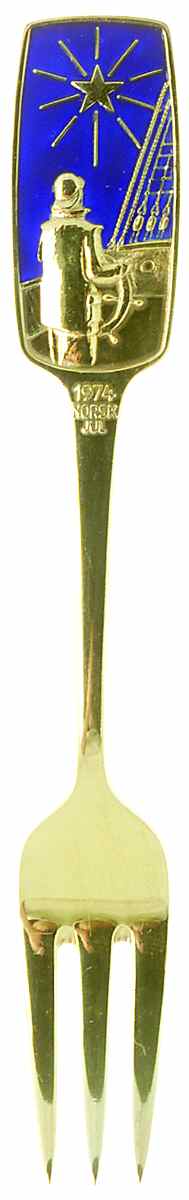 Marthinsen Christmas Fork Home For Christmas - No Box by T H Marthinsen Silver-1