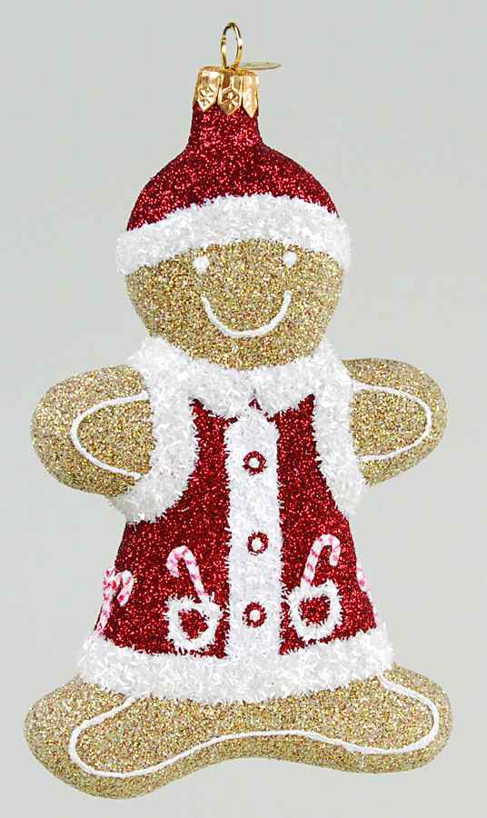 Mattarusky Ornaments Gingerbread Boy-Candy Cane - No Box by Mattarusky-1
