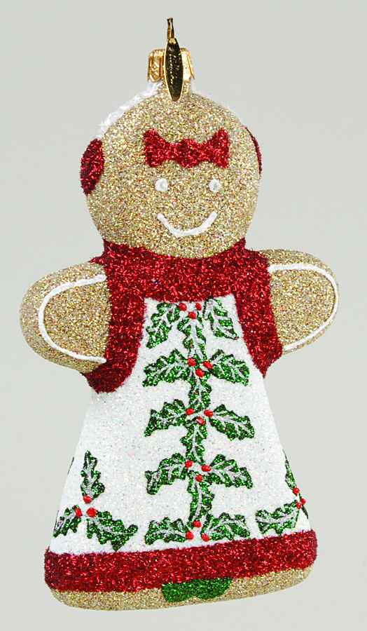 Mattarusky Ornaments Gingerbread Girl-Holly - No Box by Mattarusky-1
