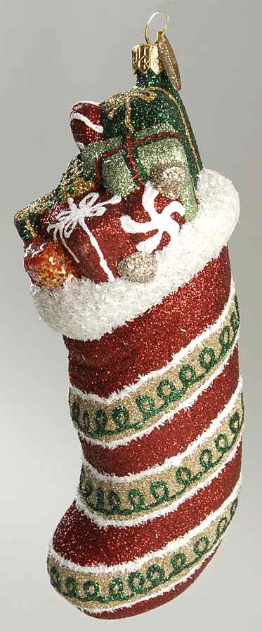 Mattarusky Ornaments Filled Stocking-Green - Boxed by Mattarusky-1