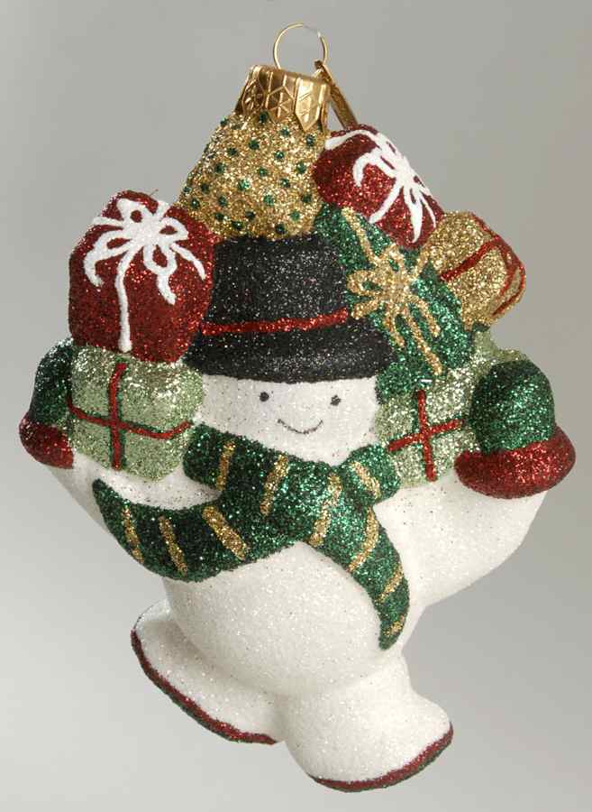 Mattarusky Ornaments Snowman With Presents - No Box by Mattarusky-1