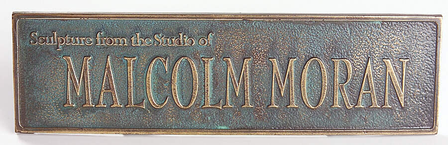 Advertising Signs Sculture From The Studio Of Malcolm Mora - Bronze Advertising Sign by Malcolm Moran-1