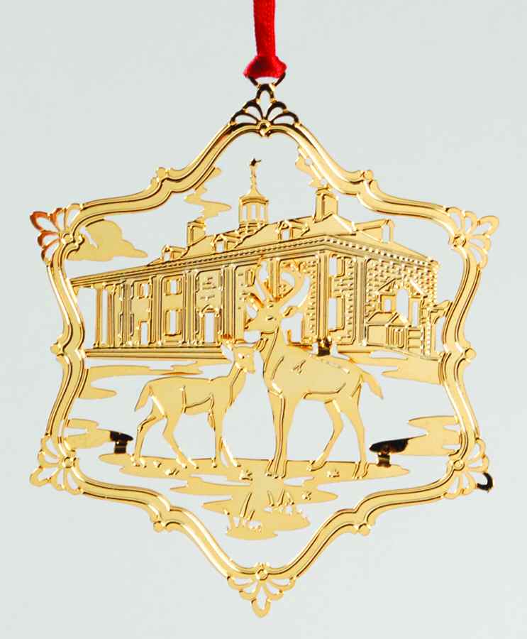 Mount Vernon Annual Christmas Ornament Deer On The East Lawn - No Box by Mount Vernon-1