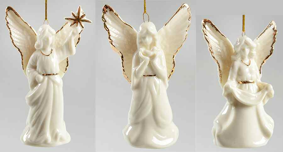 Holiday Splendor Angel-Set Of 3 - With Box by Mikasa-1