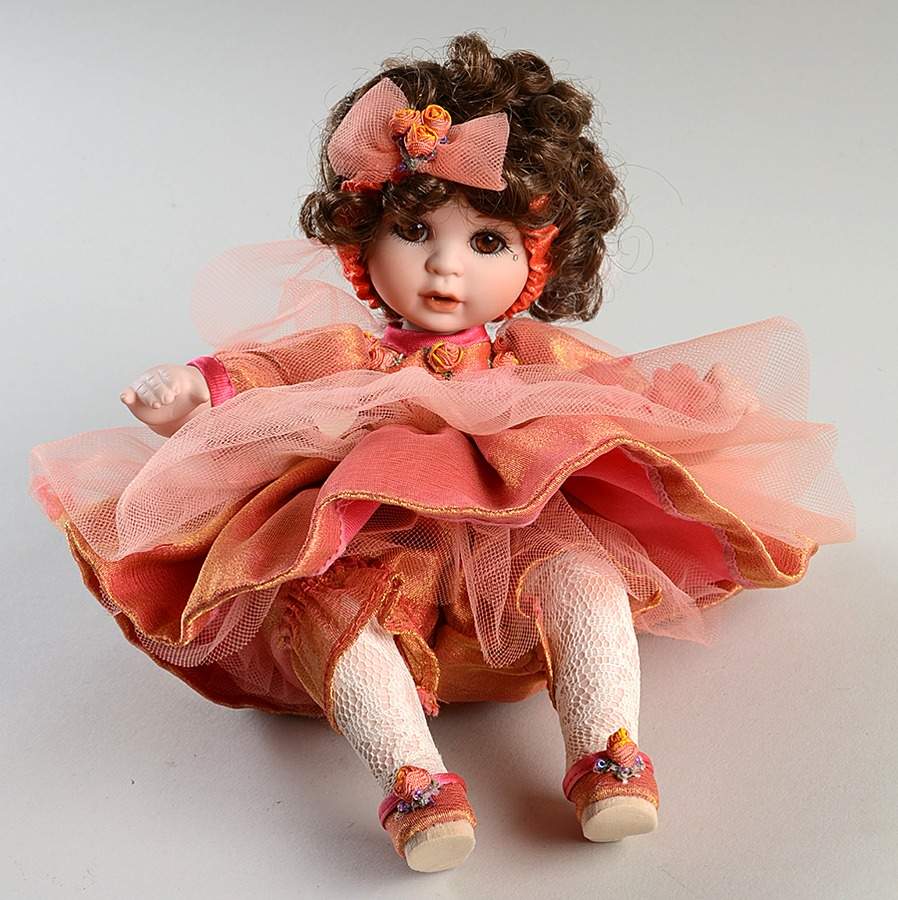 Marie Osmond Tiny Tots Remember Me Rose Bud - No Box by Marie Osmond Doll-1