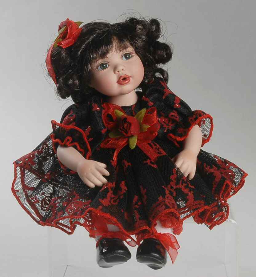 Marie Osmond Tiny Tots Katie Sue Grandmas Rose Garden - No Box by Marie Osmond Doll-1