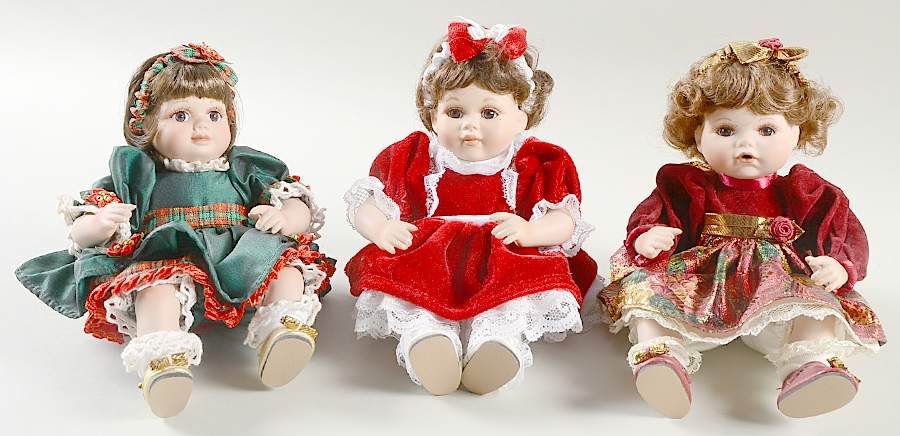 Marie Osmond Tiny Tots Tiny Tot Trio - No Box by Marie Osmond Doll-1
