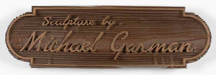 Advertising Signs Sculpture Advertising Sign  - Wood Like Advertising Sign by Michael Garman-1