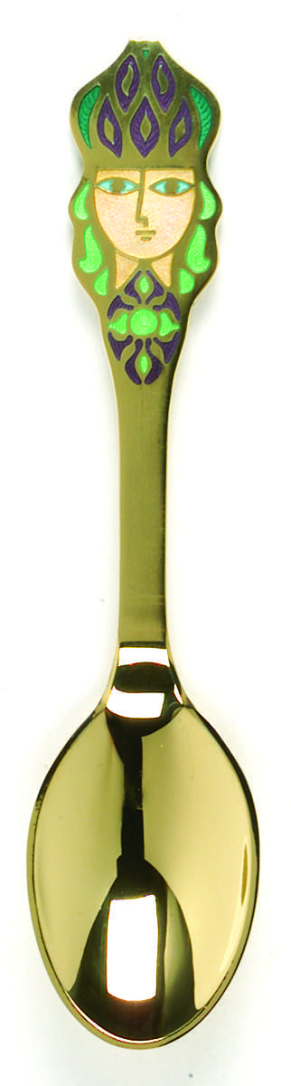 Christmas Spoon-Small Queen Of Sheba - No Box Nb1982 by Anton Michelsen-1