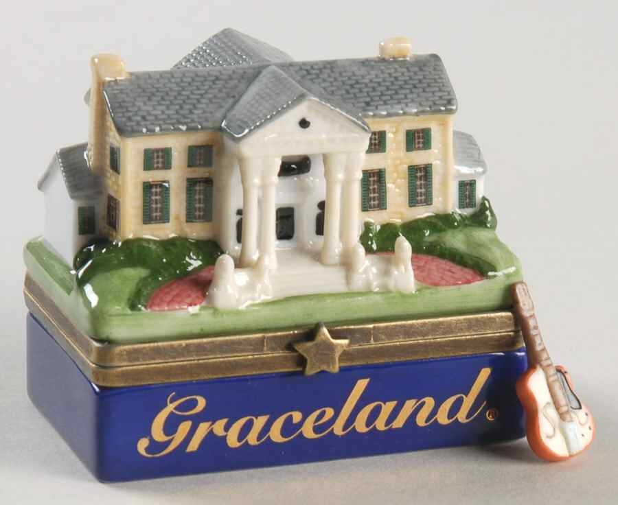 Elvis Presley Graceland With Guitar - Boxed by Midwest of Cannon Falls-1