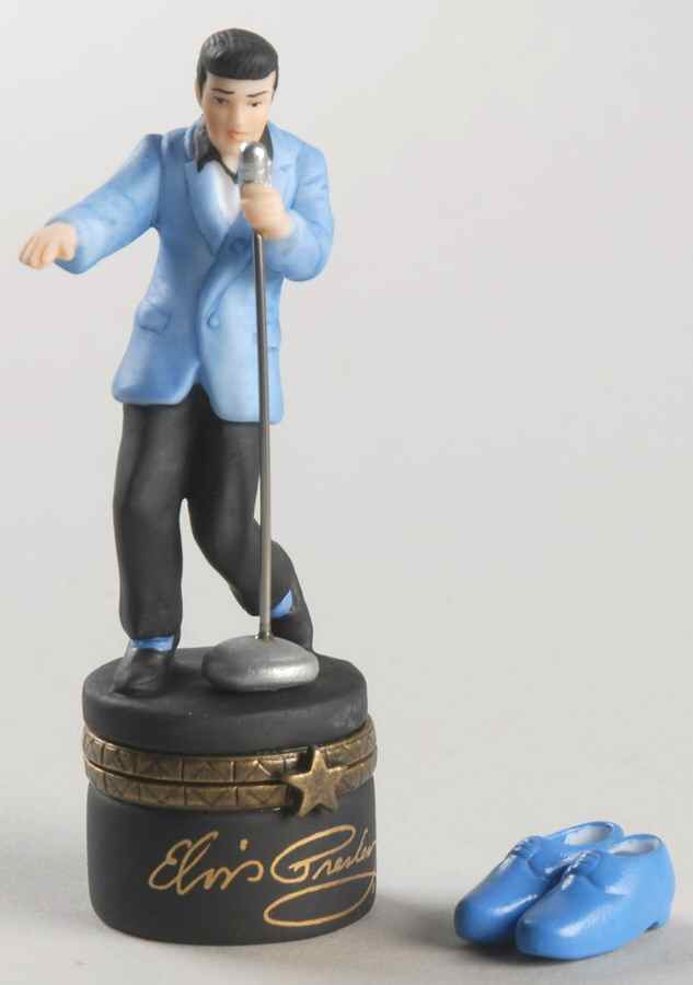 Elvis Presley Elvis Rockabiily Cat W/ Blue Suede Shoes - Boxed by Midwest of Cannon Falls-1