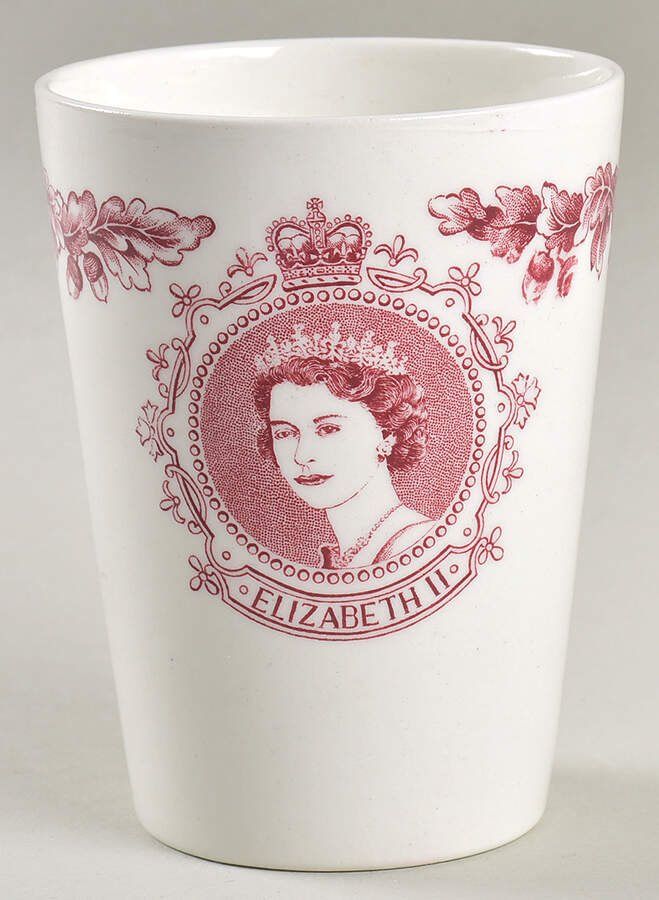 Maddock Royalty Giftware Elizabeth Ii Coronation Beaker - No Box by John Maddock & Sons-1