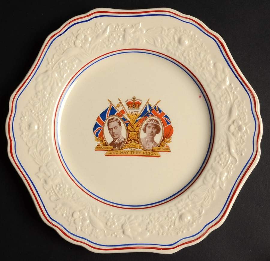 Maddock Royalty Giftware George Vi & Elizabeth Coronation Plate - No Box by John Maddock & Sons-1