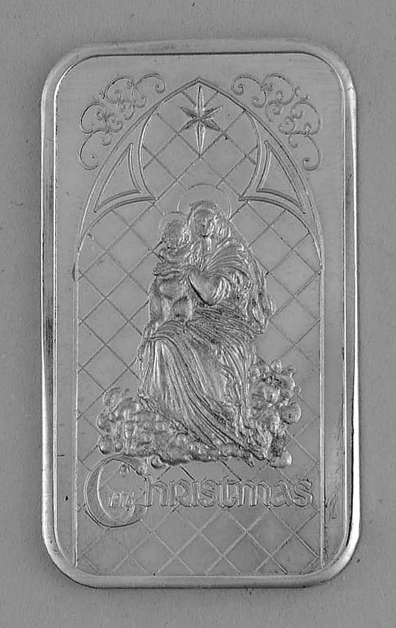 Christmas Ingots 1978 Christmas - No Box Nb1978 by Madison Mint-1