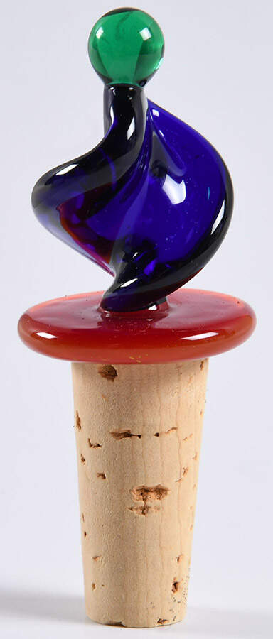Museum of Fine Arts Boston Souvenirs Venetian Glass Stop-Red Disk - No Box by Museum of Fine Arts Boston-1