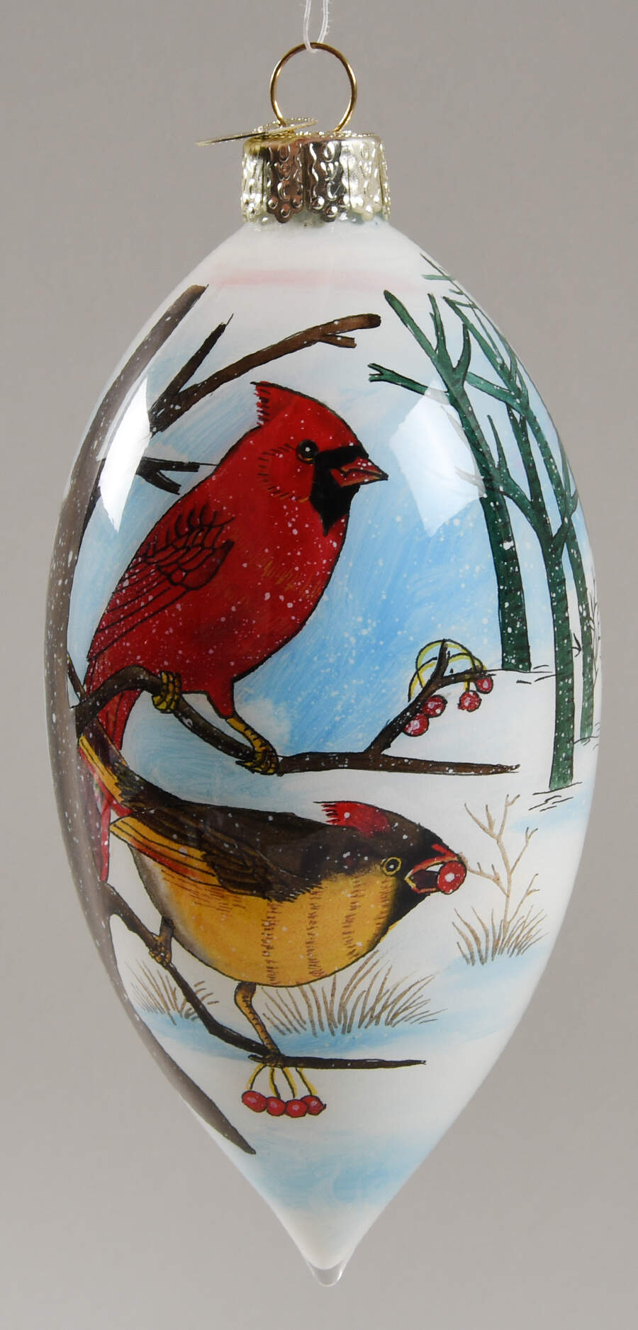Inside Art Two Cardinals - Boxed by Old World Christmas (Newer)-1