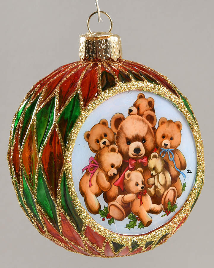 Inside Art Bundle Of Bears - With Box Bx639 by Old World Christmas (Newer)-1