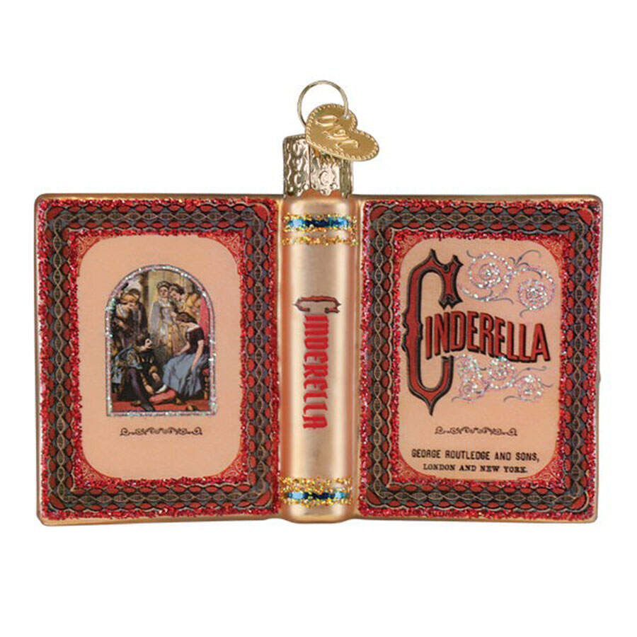 Fairy Tales, Legends & Literature Cinderella Book - No Box Nb2753 by Old World Christmas (Newer)-2