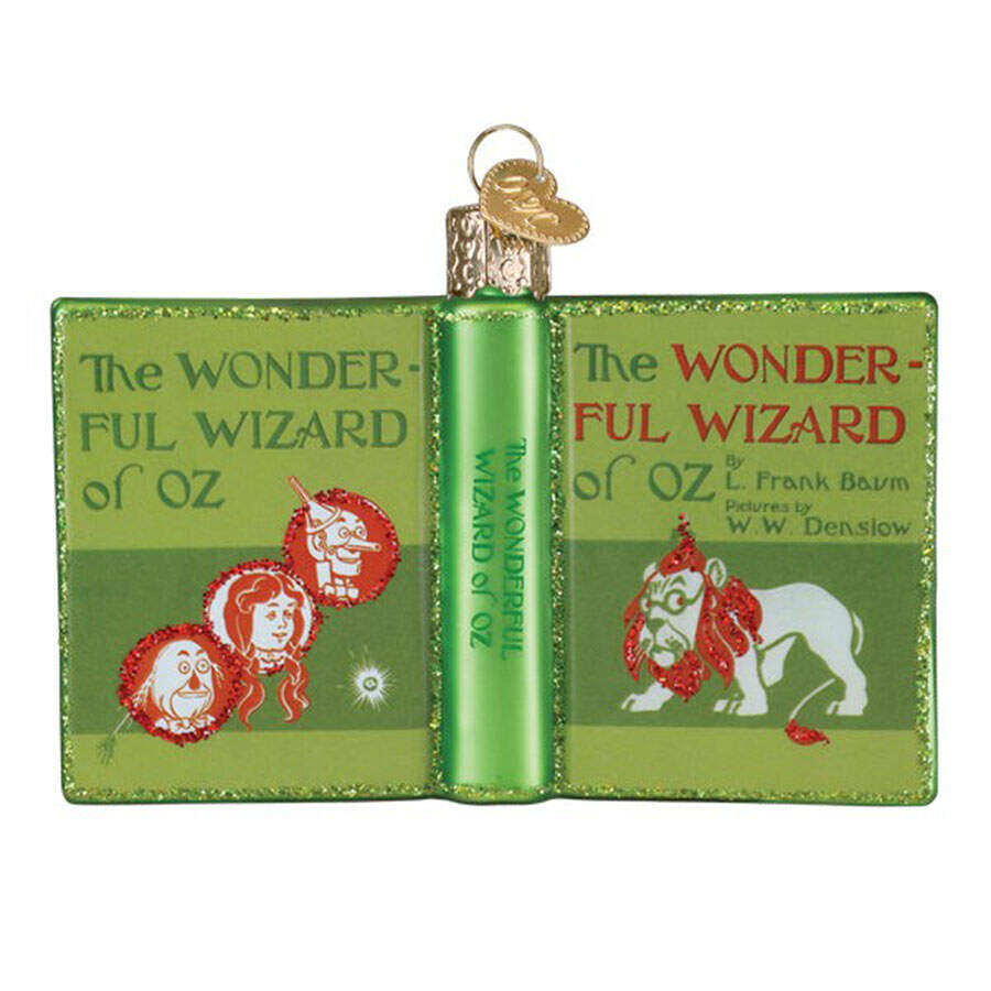 Fairy Tales, Legends & Literature Wonderful Wizard Of Oz Book - No Box Nb2752 by Old World Christmas (Newer)-2