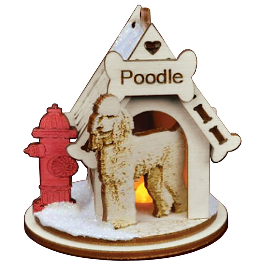 K9 Cottages Poodle - Boxed by Old World Christmas (Newer)-1