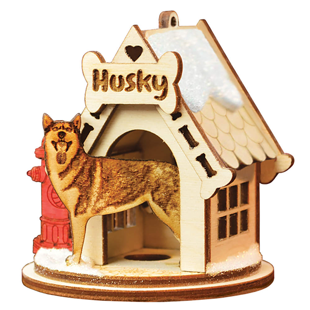 K9 Cottages Husky - Boxed by Old World Christmas (Newer)-1