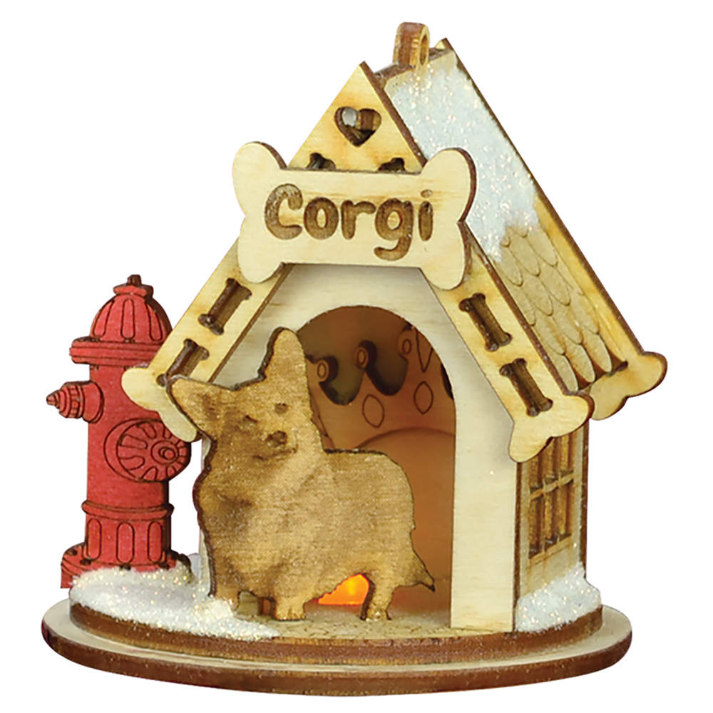 K9 Cottages Corgi - Boxed by Old World Christmas (Newer)-1