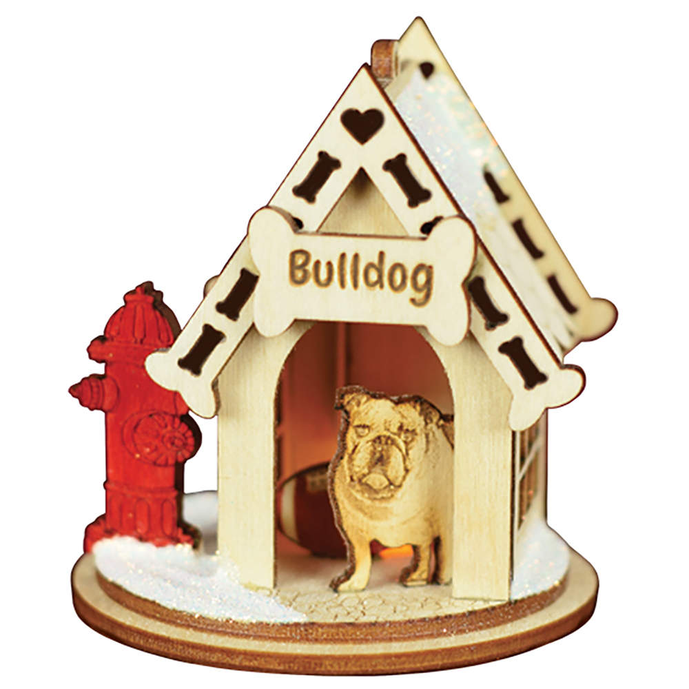 K9 Cottages Bulldog - Boxed by Old World Christmas (Newer)-1
