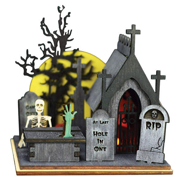 Ginger Boo Creepy Cemetery - Boxed by Old World Christmas (Newer)-1