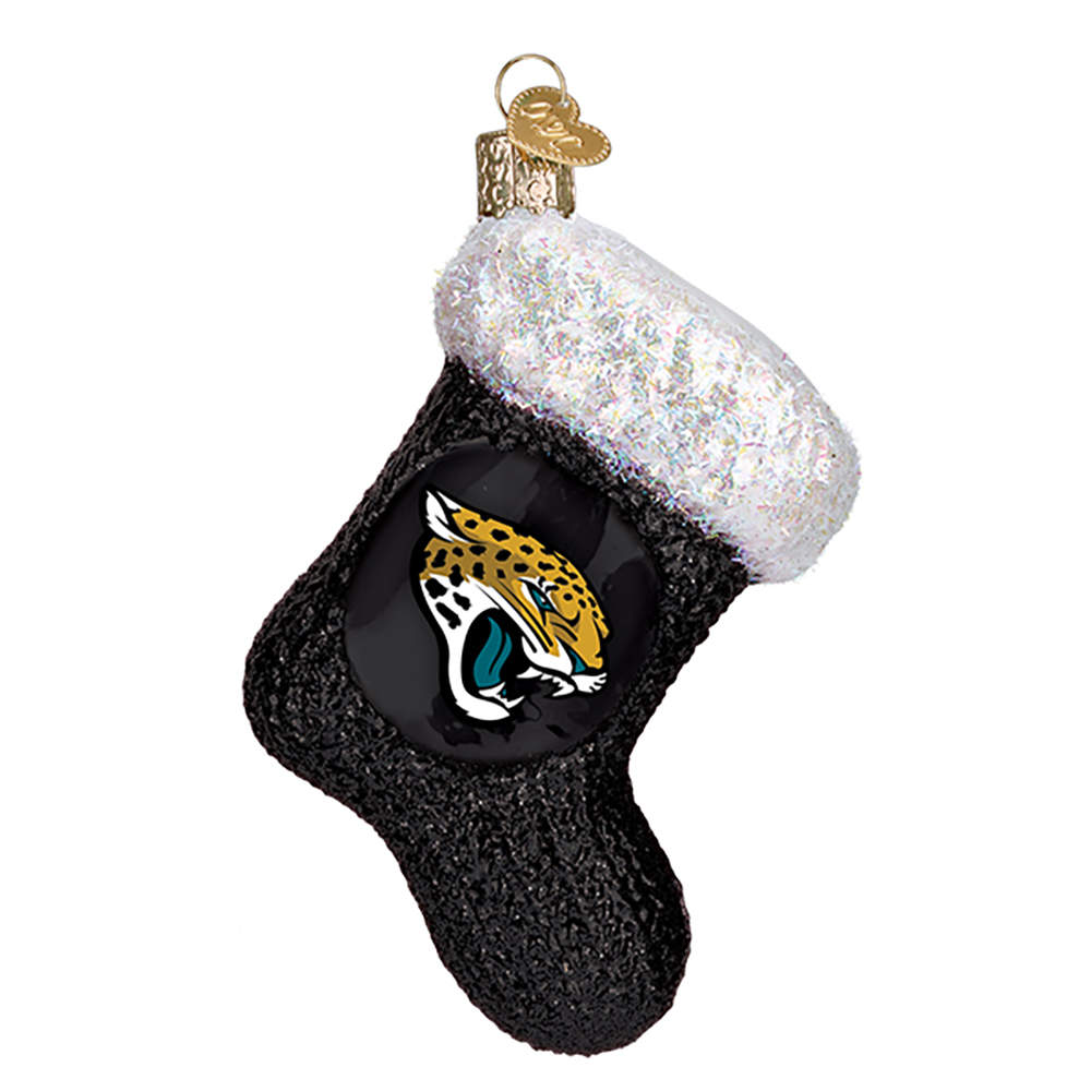 NFL Ornaments Jacksonville Jaguars Stocking - No Box by Old World Christmas (Newer)-1