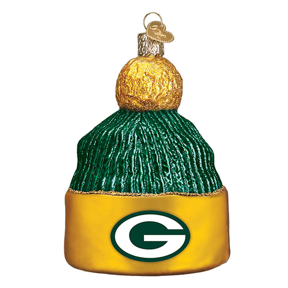NFL Ornaments Green Bay Packers Beanie - Boxed by Old World Christmas (Newer)-1