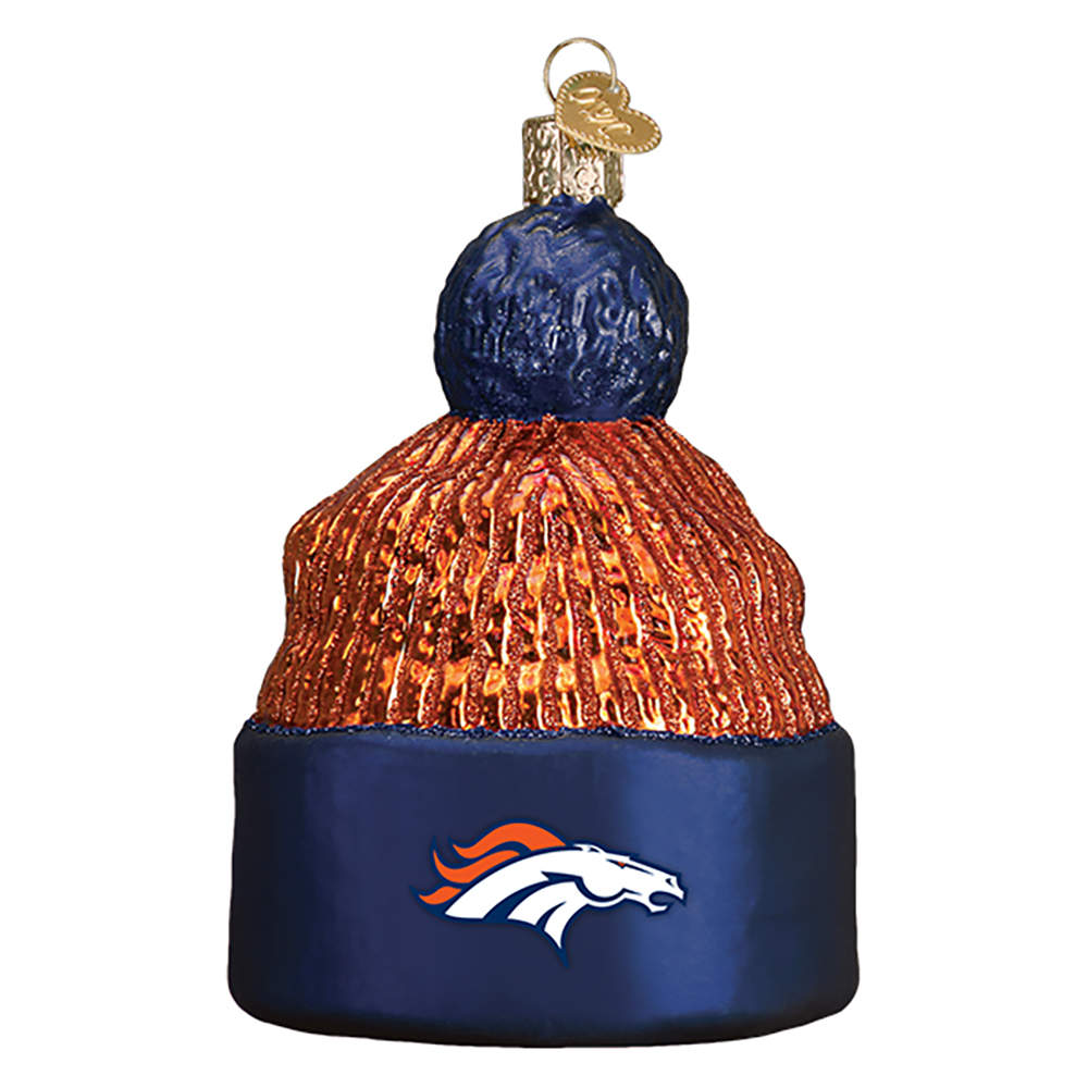 NFL Ornaments Denver Broncos Beanie - No Box by Old World Christmas (Newer)-1