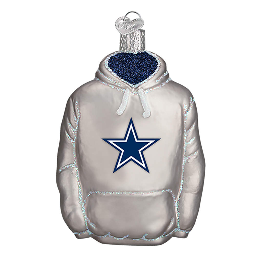 NFL Ornaments Dallas Cowboys Hoodie - With Box 53 by Old World Christmas (Newer)-1