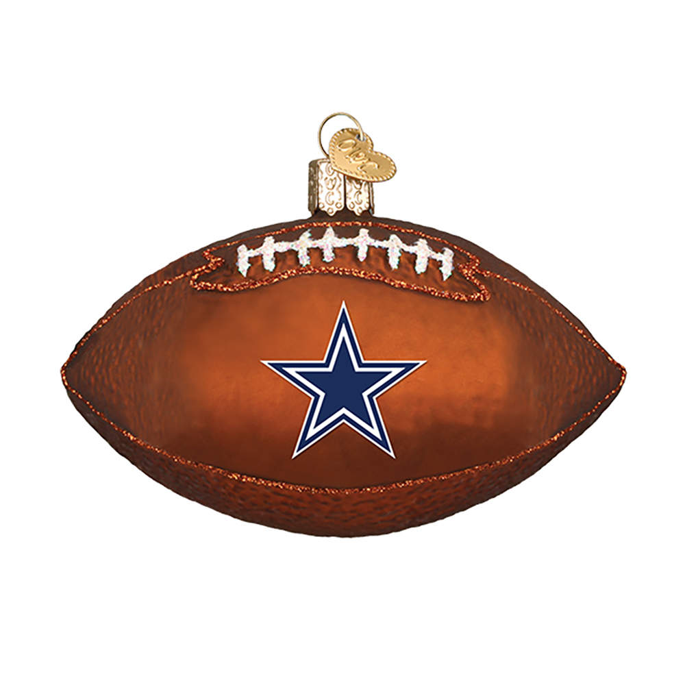 NFL Ornaments Dallas Cowboys Football - Boxed by Old World Christmas (Newer)-1