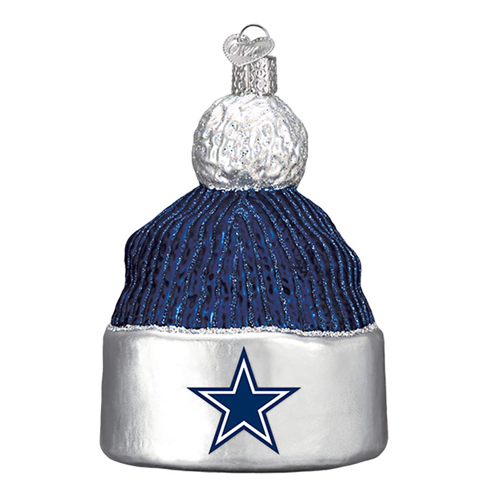 NFL Ornaments Dallas Cowboys Beanie - With Box by Old World Christmas (Newer)-1