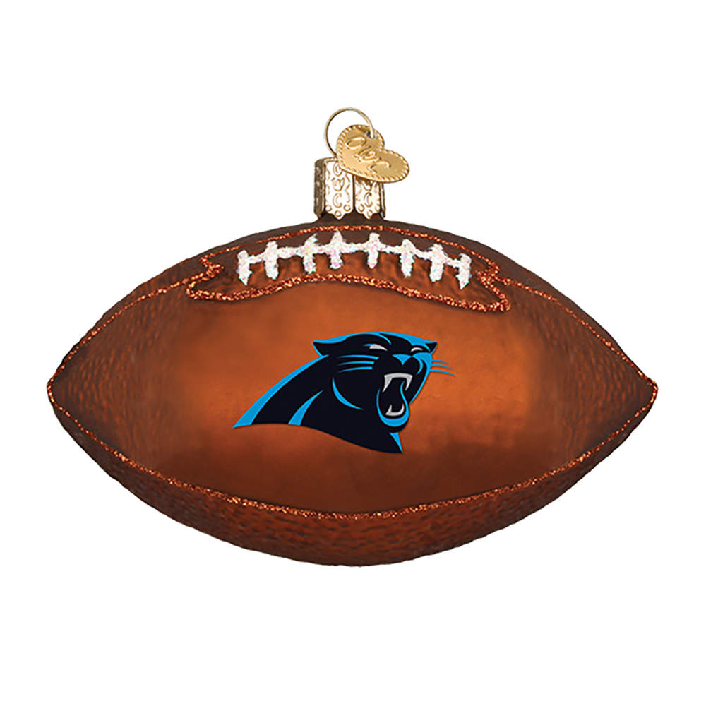 NFL Ornaments Carolina Panters Football - Boxed by Old World Christmas (Newer)-1