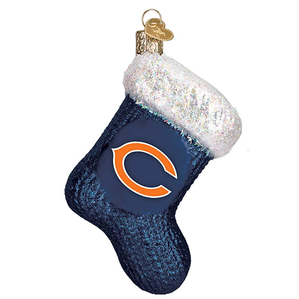 NFL Ornaments Chicago Bears Stocking - No Box by Old World Christmas (Newer)-1