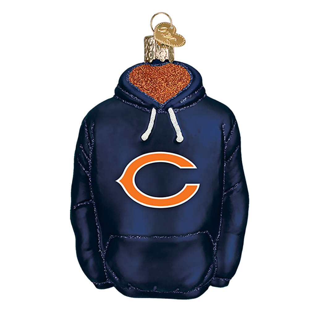 NFL Ornaments Chicago Bears Hoodie - Boxed by Old World Christmas (Newer)-1
