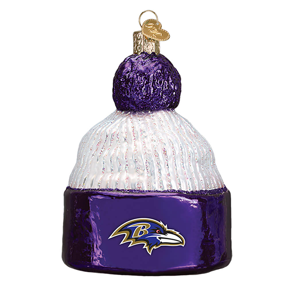 NFL Ornaments Baltimore Ravens Beanie - No Box by Old World Christmas (Newer)-1