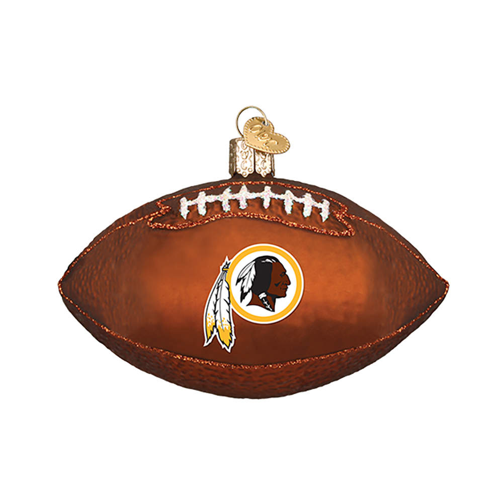NFL Ornaments Washington Redskins Football - Boxed by Old World Christmas (Newer)-1