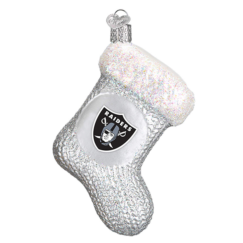 NFL Ornaments Oakland Raiders Stocking - No Box by Old World Christmas (Newer)-1