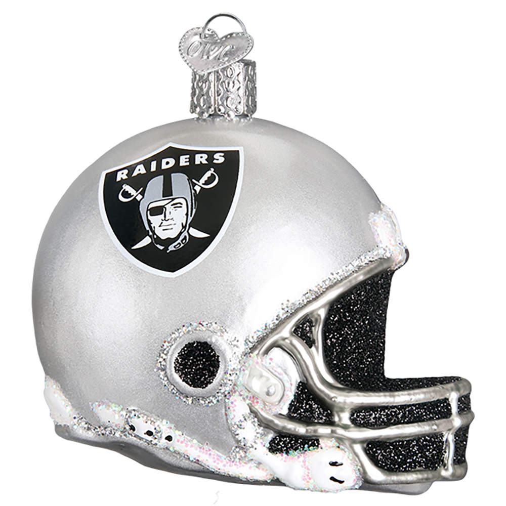 NFL Ornaments Oakland Raiders Helmet - No Box by Old World Christmas (Newer)-1