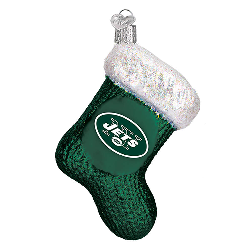 NFL Ornaments New York Jets Stocking - No Box by Old World Christmas (Newer)-1