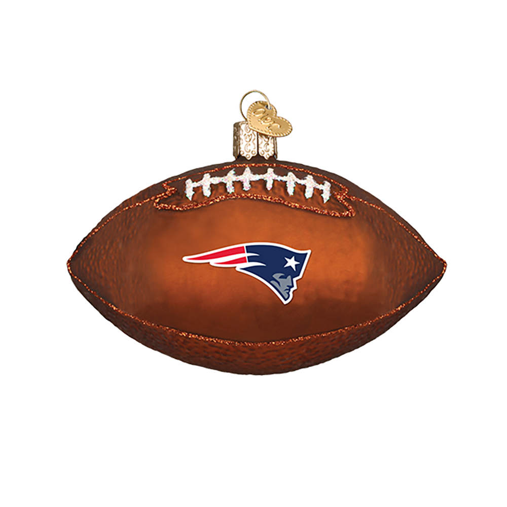 NFL Ornaments New England Patriots Football - No Box by Old World Christmas (Newer)-1