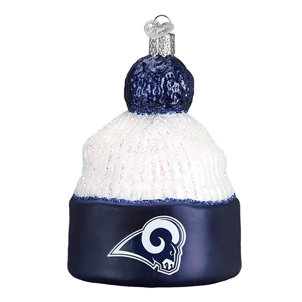 NFL Ornaments Los Angeles Rams Beanie - No Box by Old World Christmas (Newer)-1