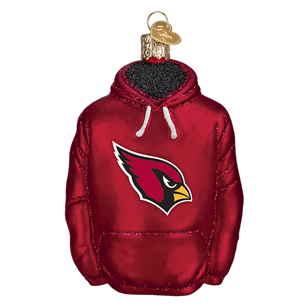 NFL Ornaments Arizona Cardinals Hoodie - No Box by Old World Christmas (Newer)-1