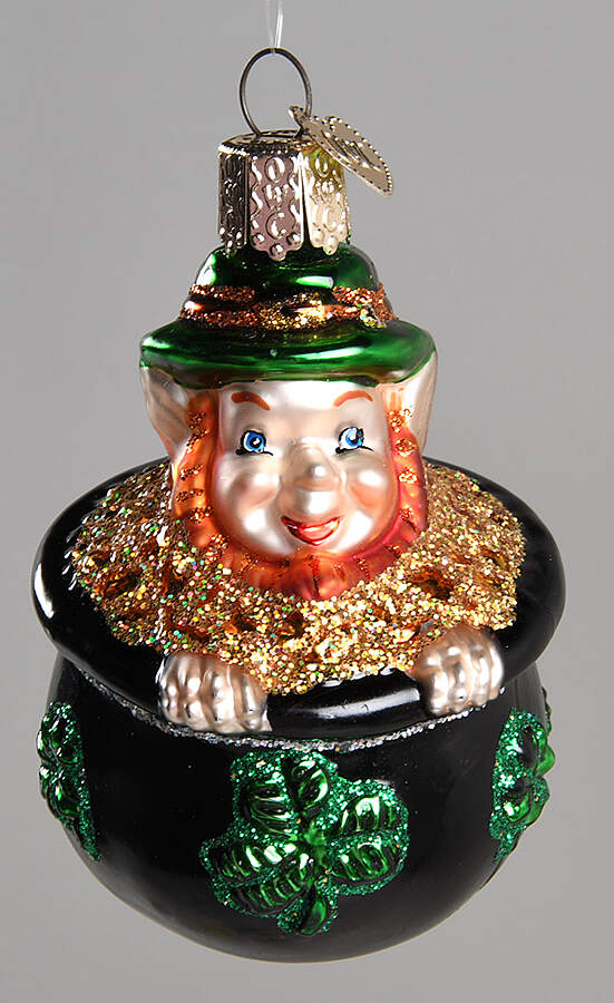 St Patrick's Day Leprechaun's Treasure - No Box by Old World Christmas (Newer)-1